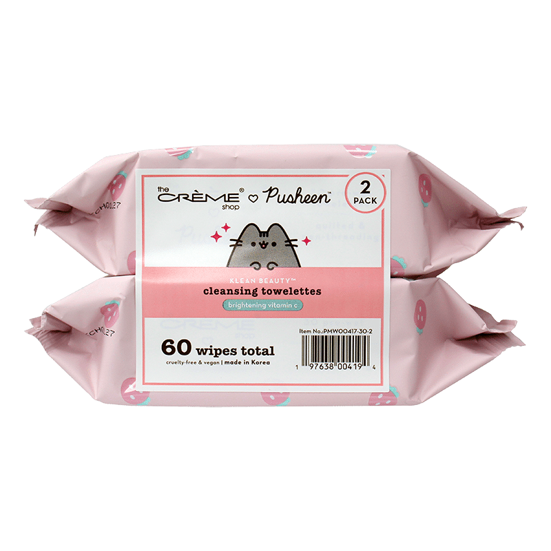 The Creme Shop Pusheen 60 Essence Rich Towelettes