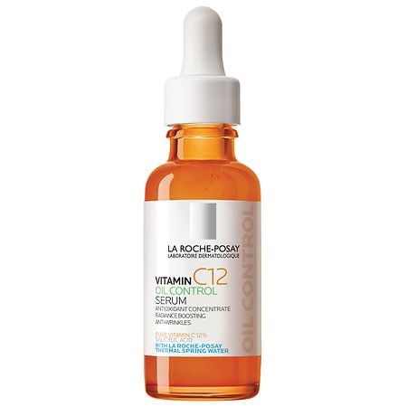 La Roche-posay Vitamin C12 Oil Control Serum to Boost Radiance & Rebalance Oily Skin - 1.0 Fl Oz