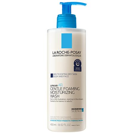 La Roche Posay Lipikar Ap+ Face Wash - 13.52 Fl Oz: Moisturizing, Paraben-free, for Sensitive, Very Dry Skin