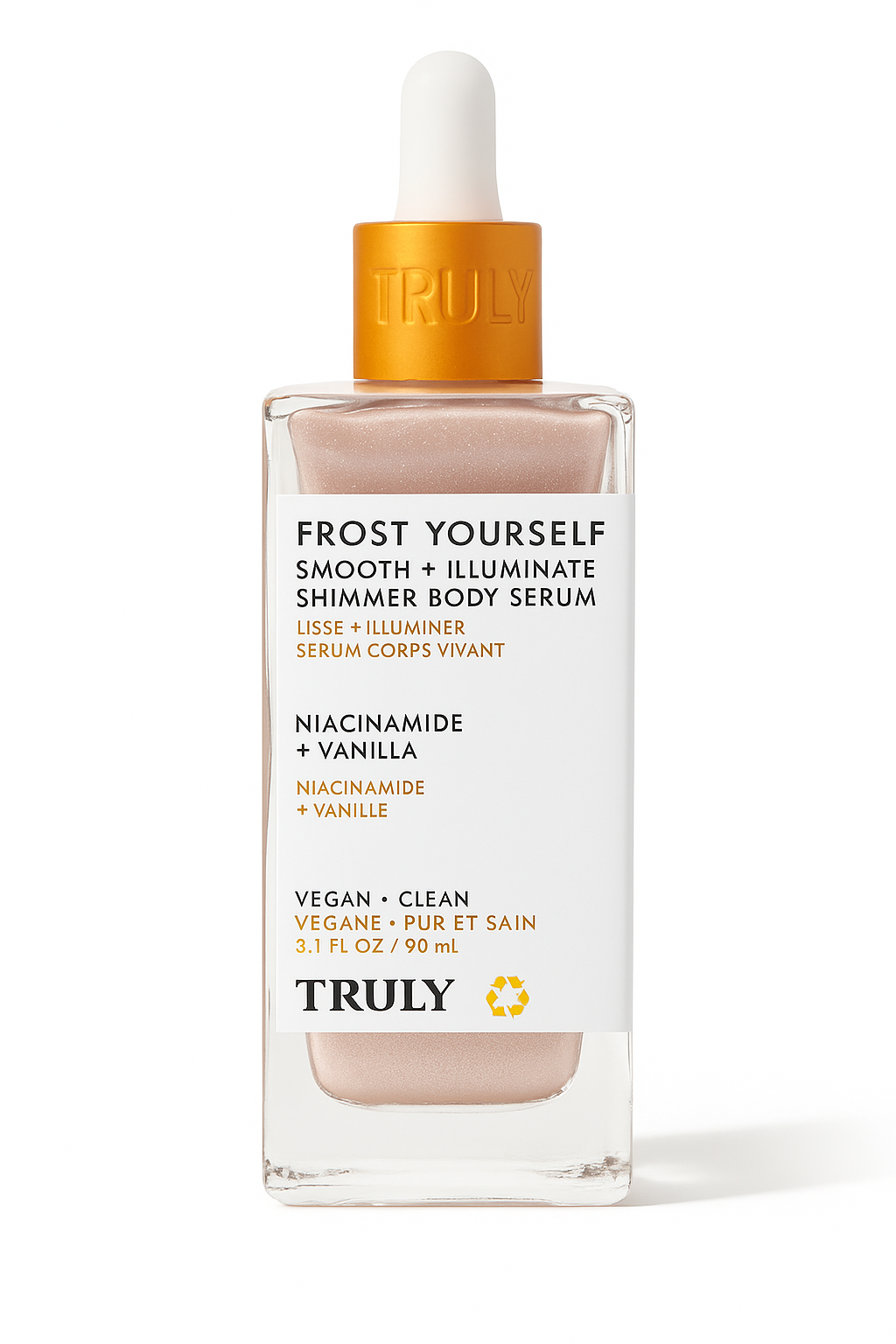 Truly Frost Yourself Smooth + Illuminate Shimmer Body Serum - NO BOX 90 ml