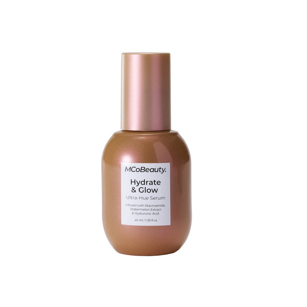 Mcobeauty Hydrate & Glow Ultra-hue Serum - Bronze - 1.35 Fl Oz: Vegan, Facial Treatment, Hydrating Gel, for Normal and Dry Skin