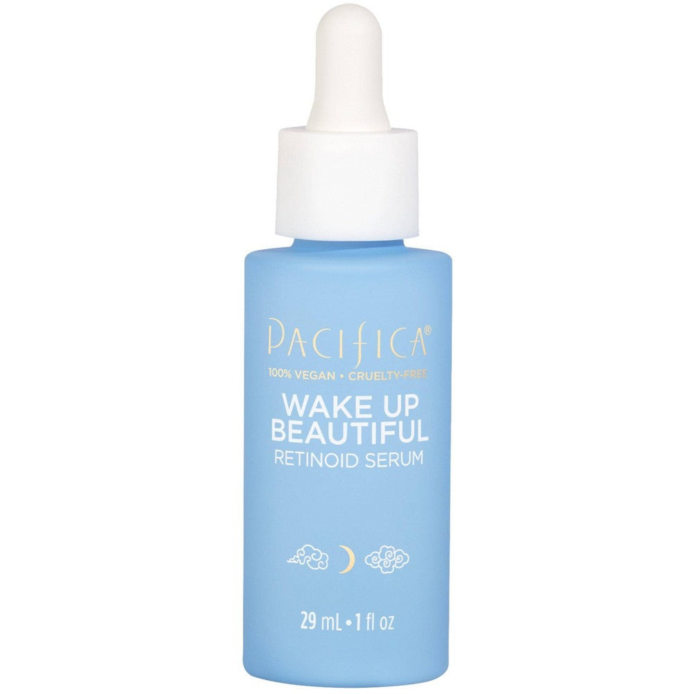 Pacifica Wake Up Beautiful Retinoids Face Serum - 1 Fl Oz: Paraben-free, Vegan, with Hyaluronic Acid, for Normal & Mature Skin