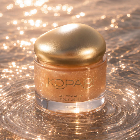 Kopari Golden Aura Body Gelee jar
