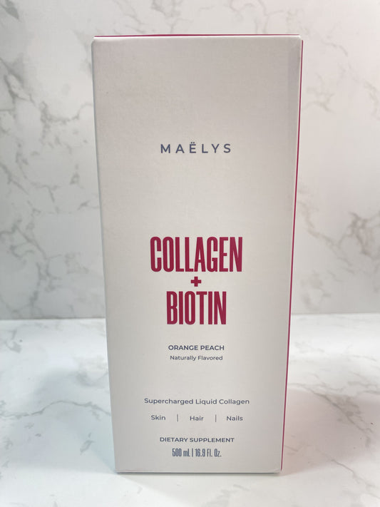 MAELYS Collagen and Biotin Supercharged Liquid Collagen Orange Peach 500ml