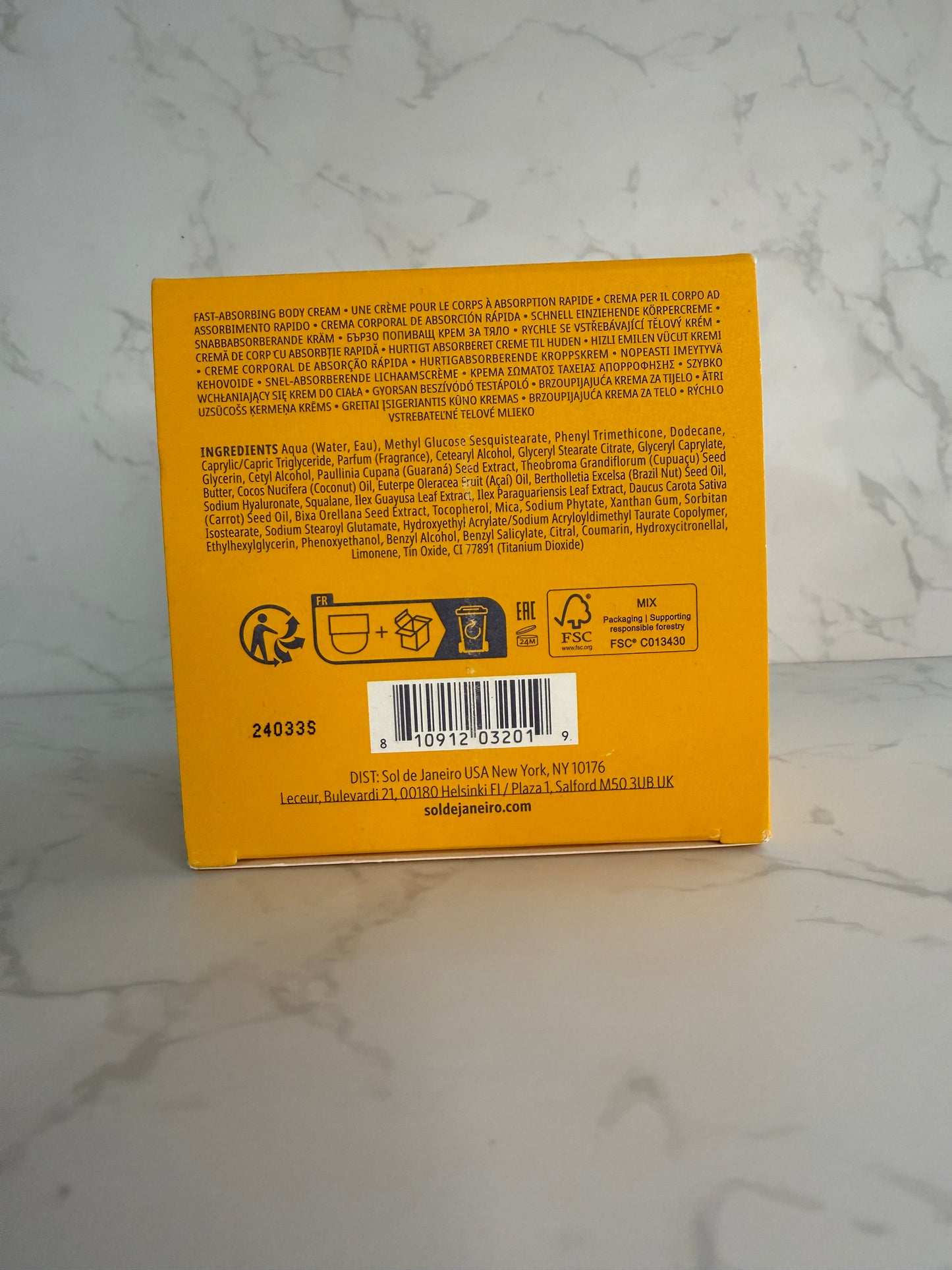 Sol de Janeiro 62 Brazilian Bum Bum Cream 8 oz