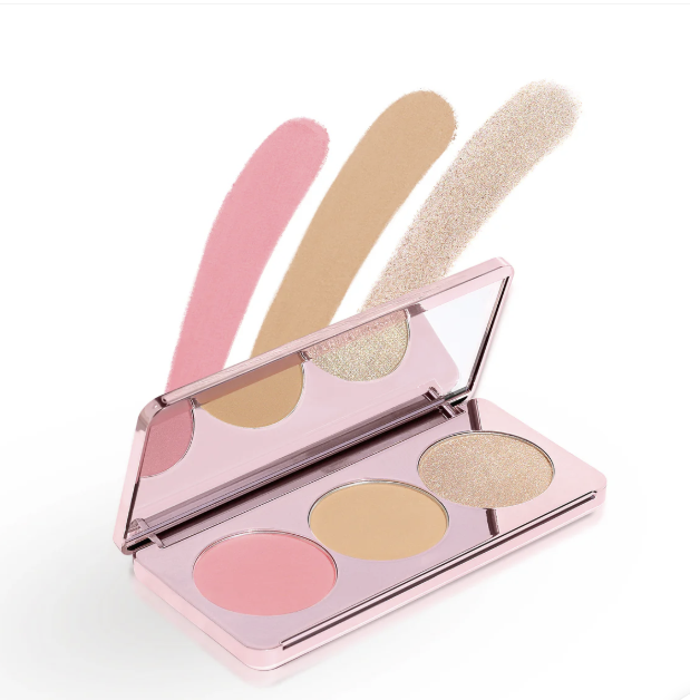 Girlactik Blush Me & Glow Face Palette - Blush Me Light