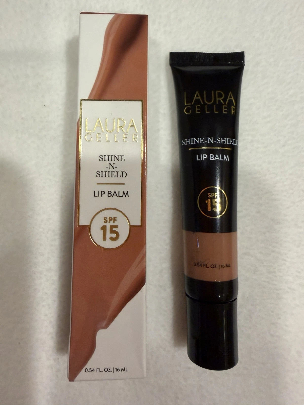 Laura Geller Shine N Shield Lip Balm SPF 15 Golden Hour