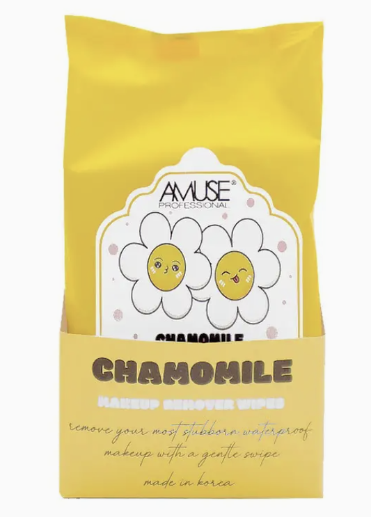 Amuse Korean Makeup Remover Wipes Chamomile