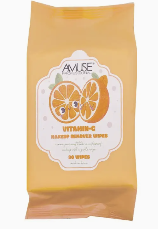 Amuse Korean Makeup Remover Wipes Vitamin C