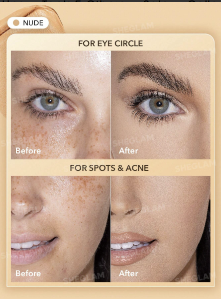 Sheglam Rapid Retouch Cream Concealer - Nude