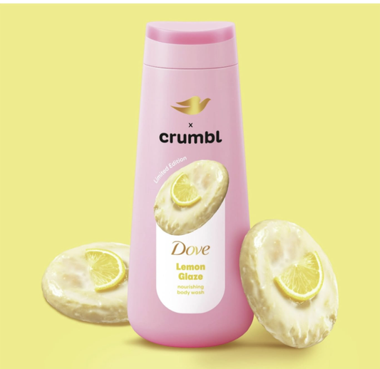 Dove Crumbl Moisturizing Liquid Body Wash - Lemon Glaze 20 oz
