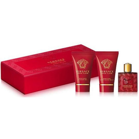 Versace Eros Flame Cologne For Men Mini Gift Set