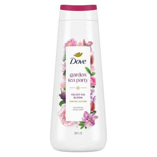 Dove Beauty Garden Tea Party Body Wash - Velvet Fig Bloom - Limited Edition - 20 Fl Oz