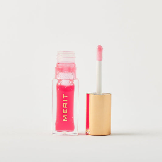 Merit Shade Slick Lip Oil - Les deuce