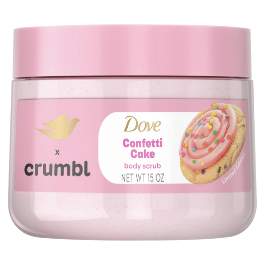 Dove Crumbl Exfoliating Body Scrub - Confetti Cake 15 oz