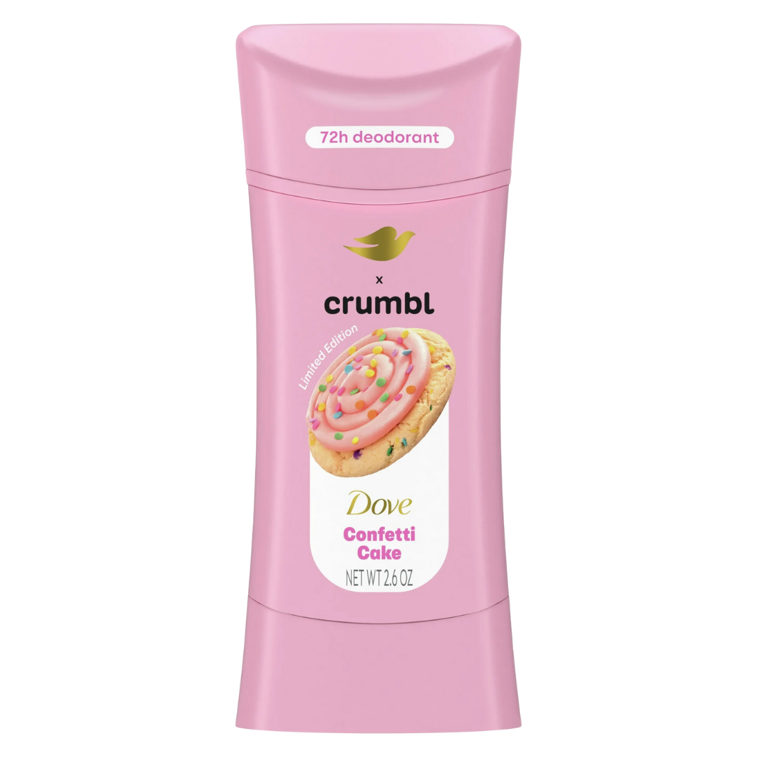 Dove X Crumbl Deodorant - Confetti Cake 2.6 oz