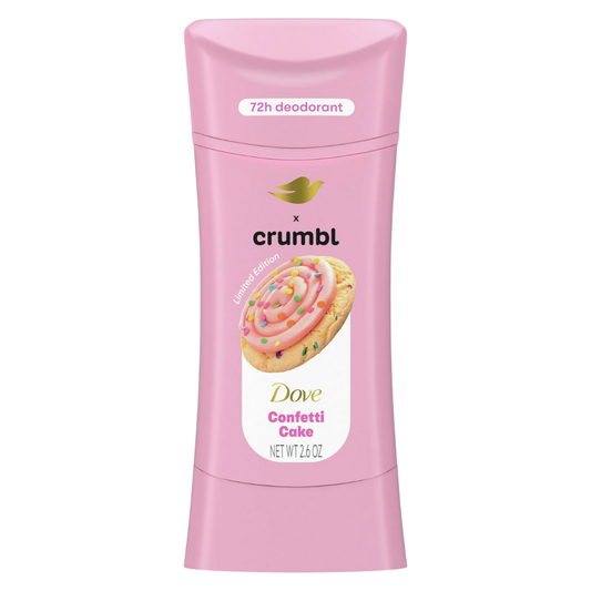 Dove X Crumbl Deodorant - Confetti Cake 2.6 oz
