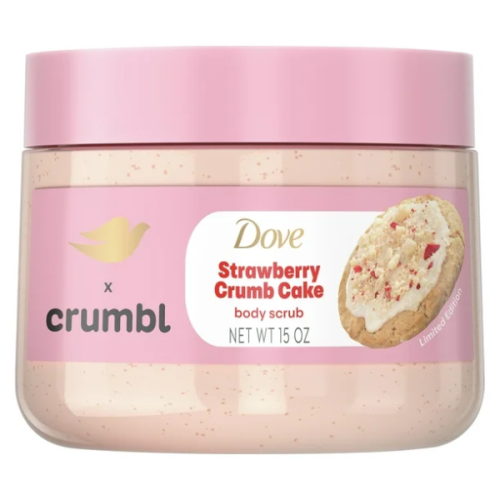 Dove Crumbl Exfoliating Body Scrub - Strawberry Cookie Scent 15 oz