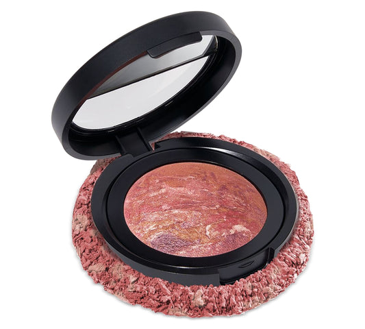 Laura Geller Baked Blush-n-brighten Marbleized Blush - Apricot Berry