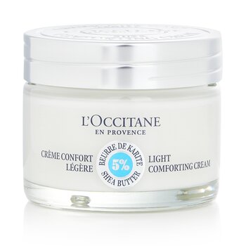 L'occitane Shea Butter Light Comforting Cream 5% - 1.7 oz