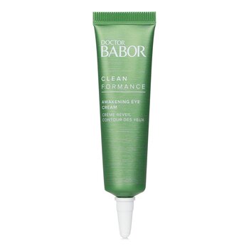Babor Cleanformance Awakening Eye Cream, Luminating Probiotic Eye Treatment, with Hyaluronic Acid for Dark Circles, Puffy Eyes, and Bags, Clean Beauty, Vegan