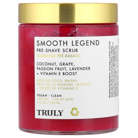 Truly Beauty Smooth Legend Pre-shave Scrub 6 Fl Oz (180 Ml)