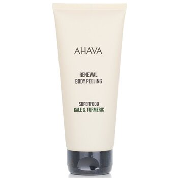 Ahava Renewal Body Peeling - Superfood Kale & Turmeric - 6.8 oz