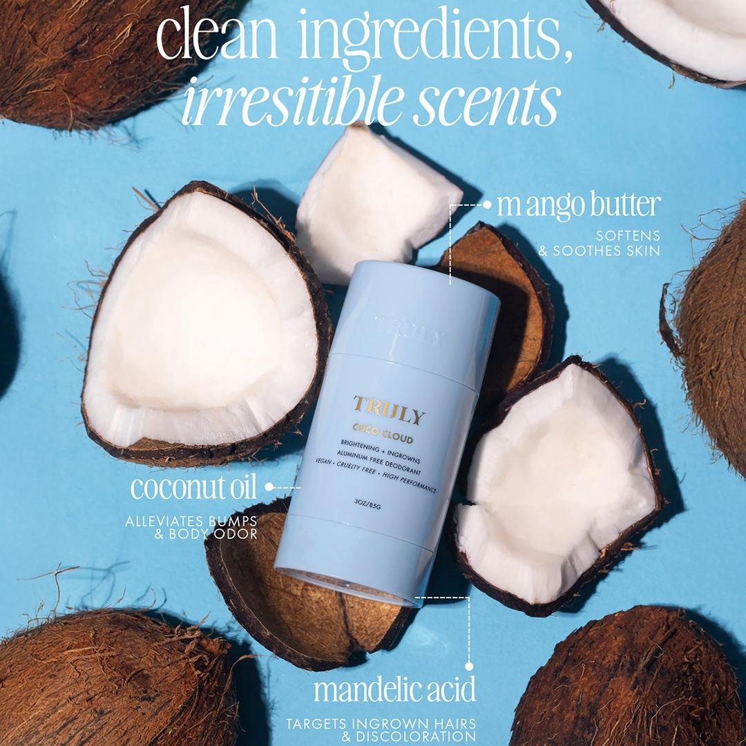 Truly Coco Cloud Deodorant 3 oz