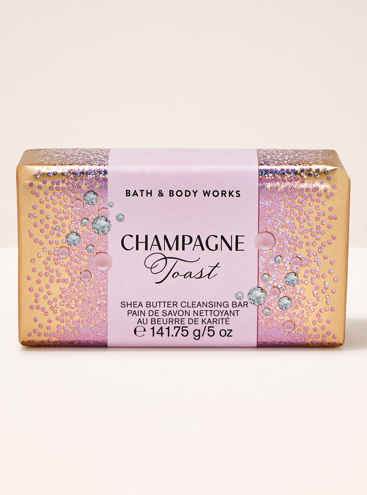 Bath & Body Works Shea Butter Cleansing Bar - Champagne Toast - 5 oz
