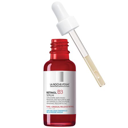 La Roche Posay Retinol Face Serum with Vitamin B3 - 1.0 Fl Oz: Hypoallergenic, for Sensitive and Mature Skin