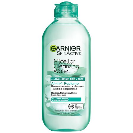 Garnier Hyaluronic Acid Hydrating and Plumping Makeup Remover Micellar Water - 13.5 Fl Oz