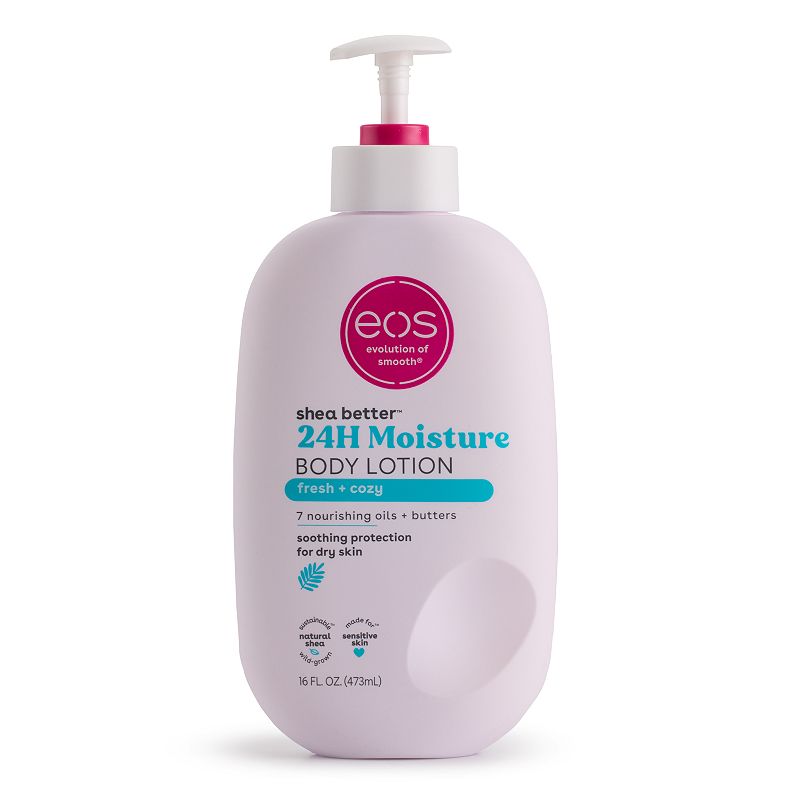 Eos Shea Better 24H Moisture Body Lotion - Fresh + Cozy - 16 oz