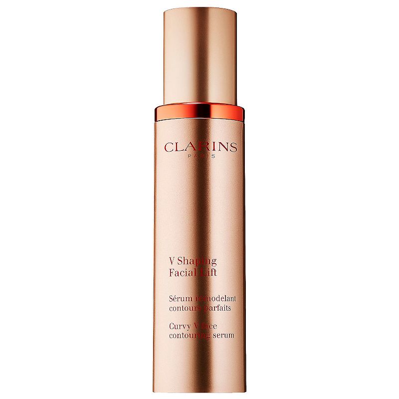 Clarins V Shaping Facial Lift Depuff & Contour Serum with Hyaluronic Acid, 1.7-oz.