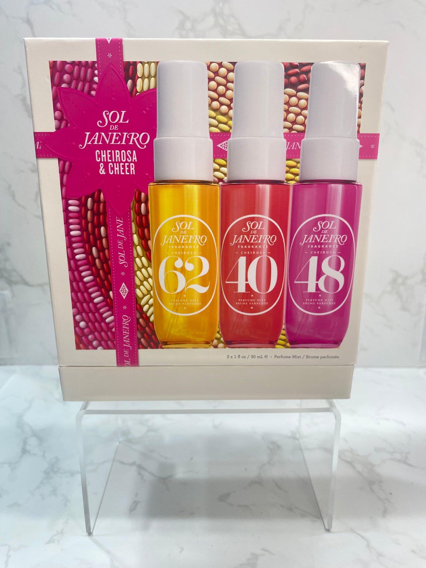 Limited Edition Sol de Janeiro Cheirosa & Cheer Perfume Mist Trio
