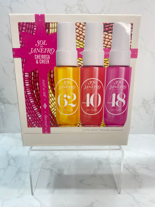 Limited Edition Sol de Janeiro Cheirosa & Cheer Perfume Mist Trio