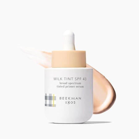 Beekman 1802 Milk Tint Spf 43 Tinted Primer Serum - Light - 1 oz