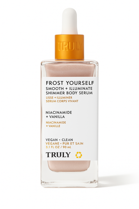 Truly Frost Yourself Smooth + Illuminate Shimmer Body Serum - NO BOX 90 ml