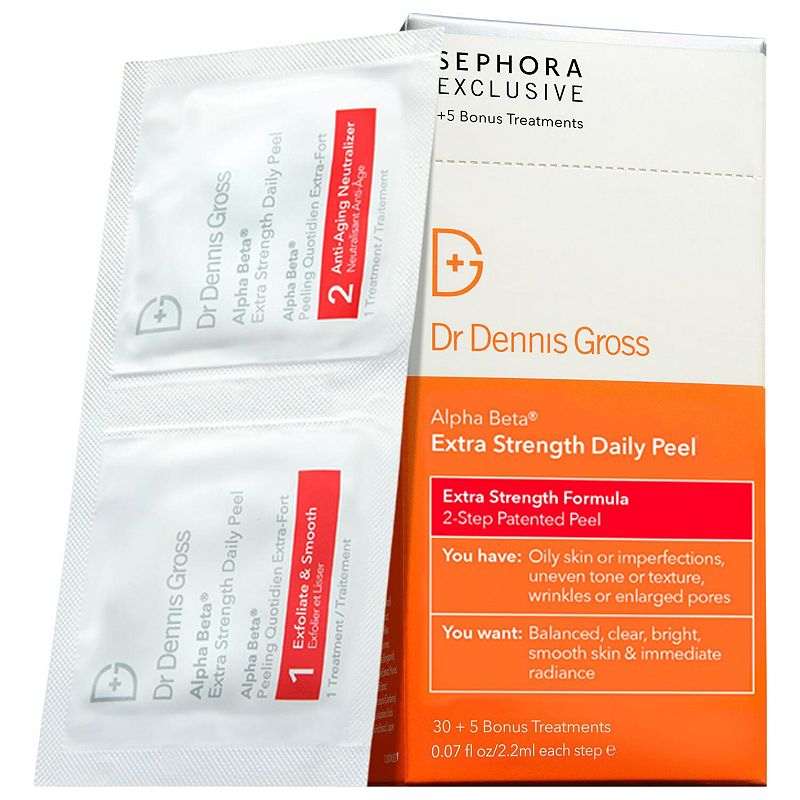 Dr. Dennis Gross Skincare Alpha Beta Extra Strength Daily Peel Pads Color: None Size: 30ct+5xtra