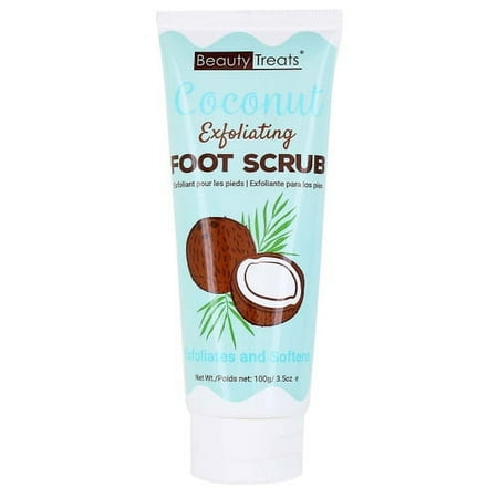 Beauty Treats Coconut Exfoliating Foot Scrub - 3.5 oz