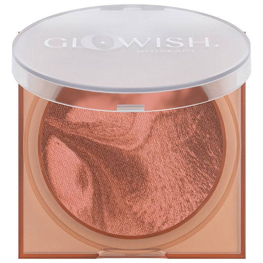 Huda Beauty Glowish Soft Radiance Bronzing Powder - Deep Tan - 0.28 oz