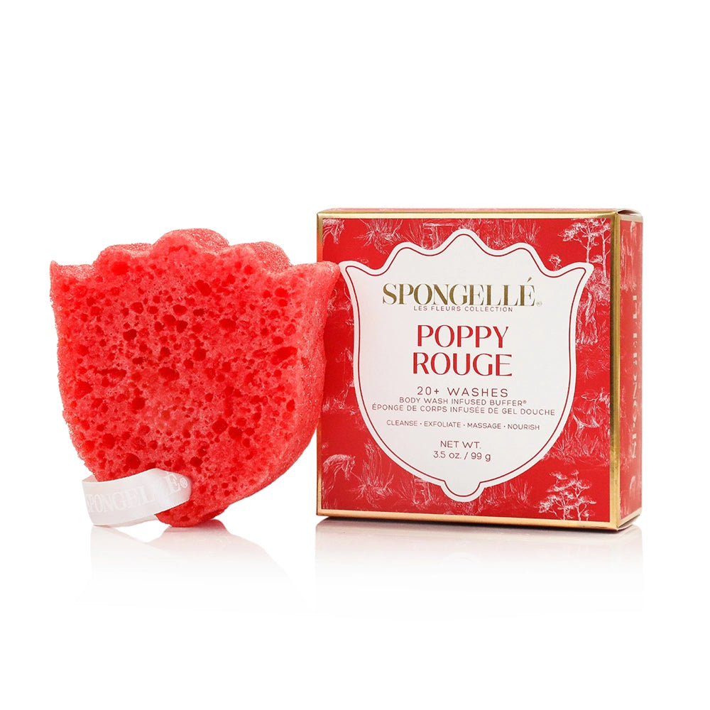 Spongelle Body Wash Infused Buffer - Poppy Rouge