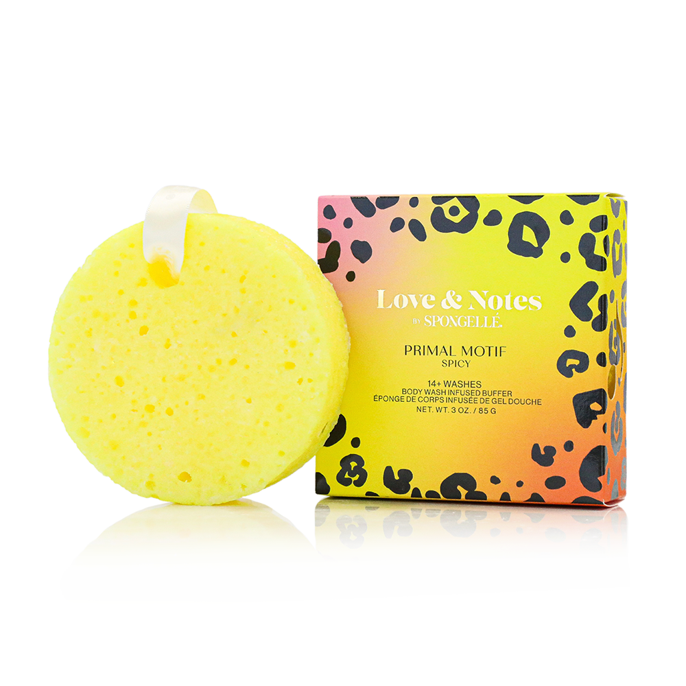 Spongelle Love & Notes Body Wash Infused Buffer - Primal Motif Spicy