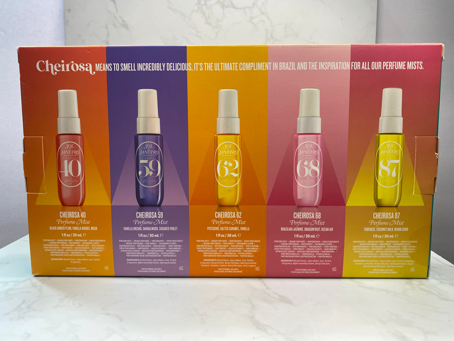 Limited Edition Sol de Janeiro Perfume Mist Discovery Set 5p