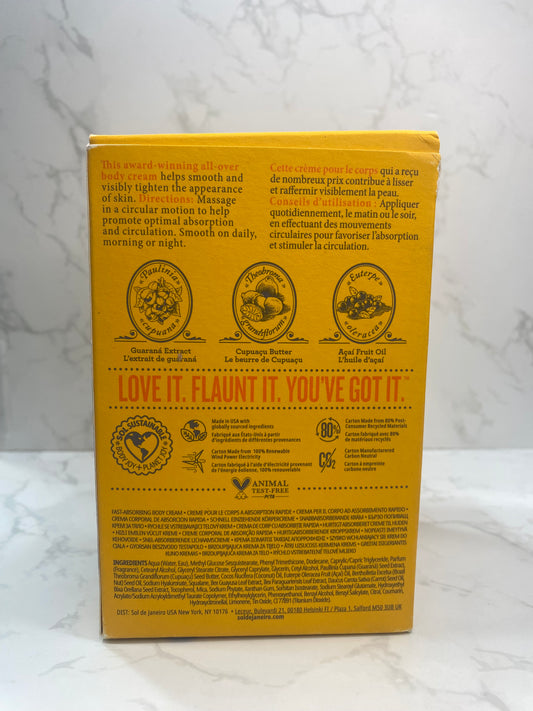 Limited Edition Sol de Janeiro Brazilian Bum Bum Cream Biggie Biggie Size