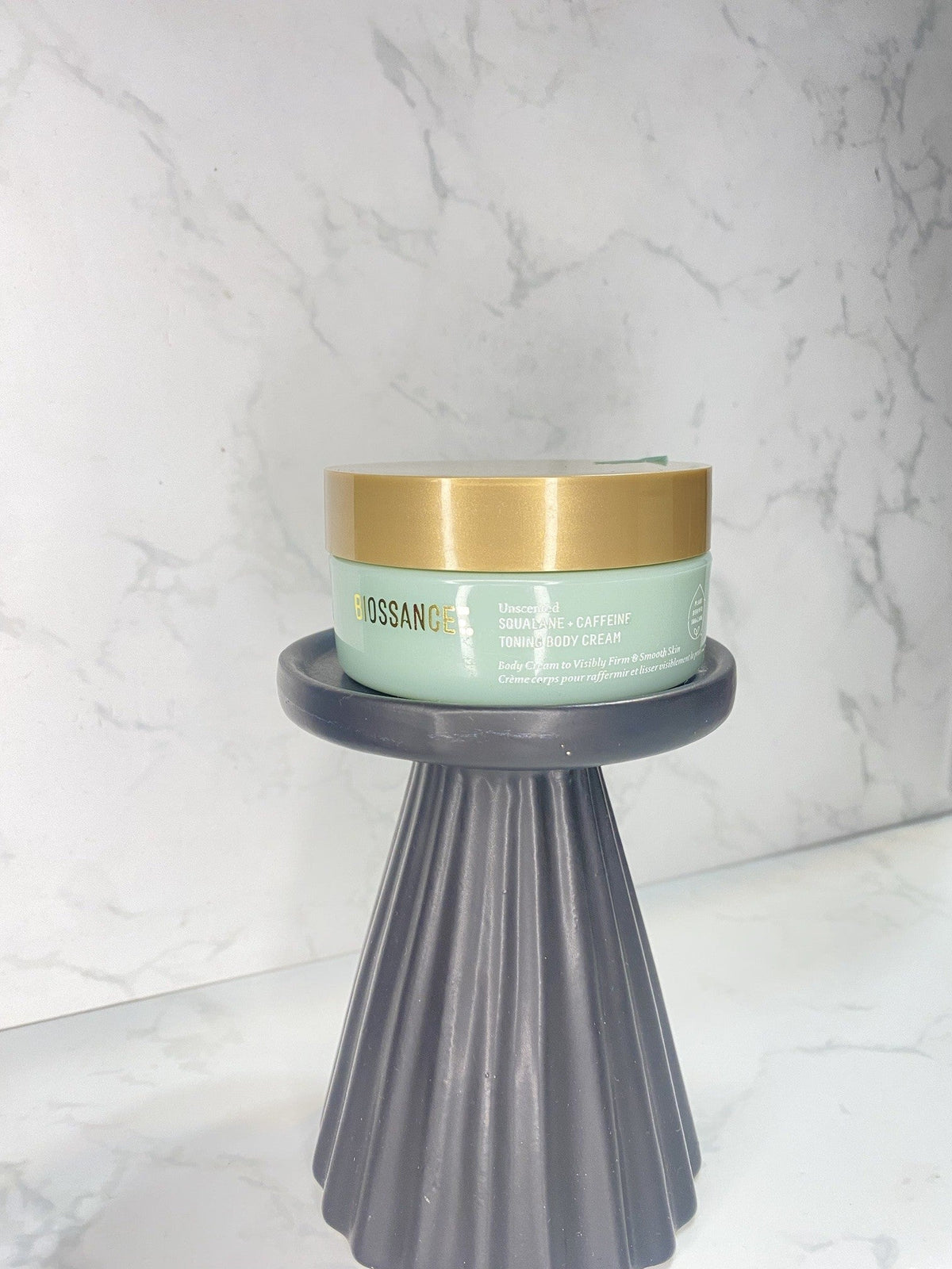 Biossance Squalane + Caffeine Toning Body Cream - Unscented - 2.02 oz - NO BOX