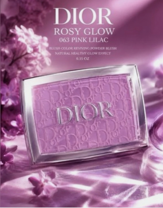 Dior Rosy Glow Color Reviving Powder Blush (NO BOX) - 063 Pink Lilac