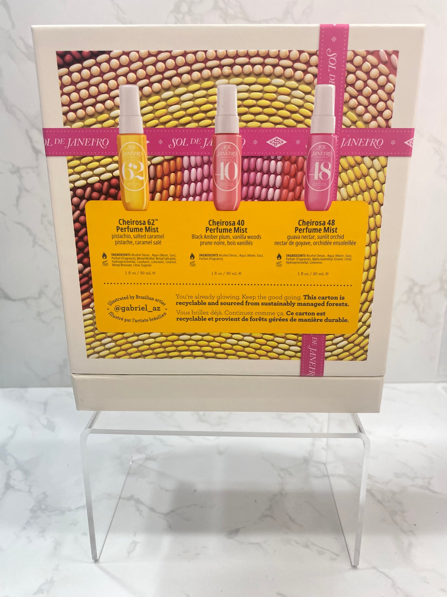 Limited Edition Sol de Janeiro Cheirosa & Cheer Perfume Mist Trio