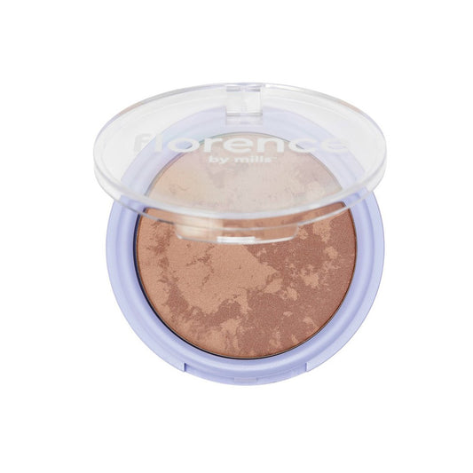 Florence By Mills Out of This Whirled Marble Bronzer - Cool Tones - 0.31oz