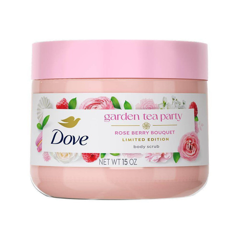 Dove Limited Edition Garden Tea Party Body Scrub - Rose Berry Bouquet