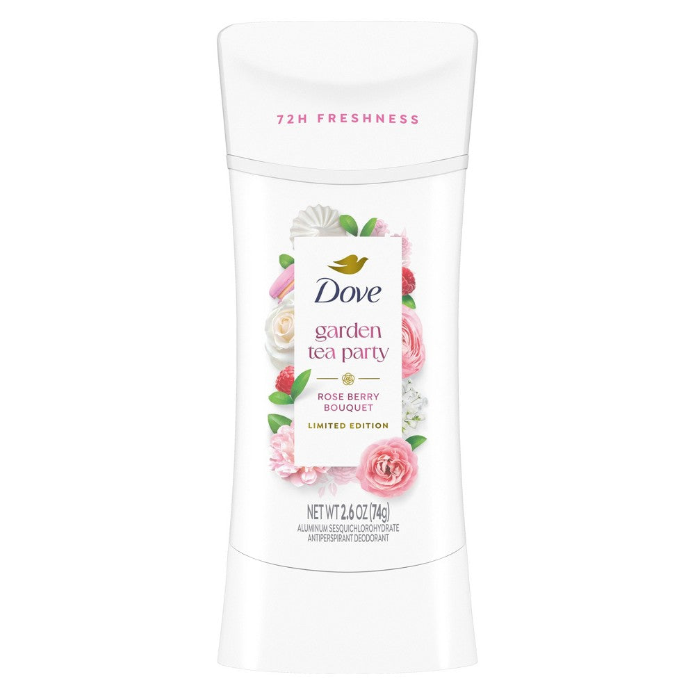 Dove Limited Edition Garden Tea Party Solid Antiperspirant & Deodorant - Rose Berry Bouquet